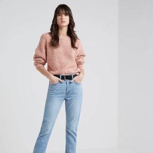 J. Crew Point Sur Chunky Ribbed Crewneck Sweater